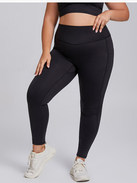 Plus size two-piece Women's high-end sportswear Tight