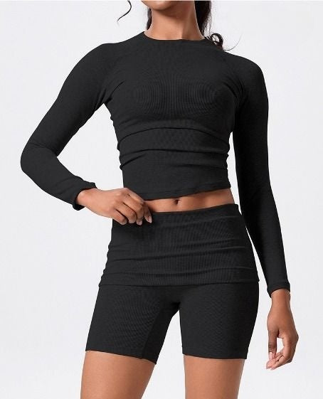 New Women's High Waist Fitness Short