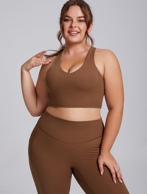 Plus size two-piece Women's high-end sportswear Tight