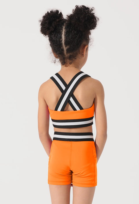 Fighting Girl Kids Collection Yoga Sports Top