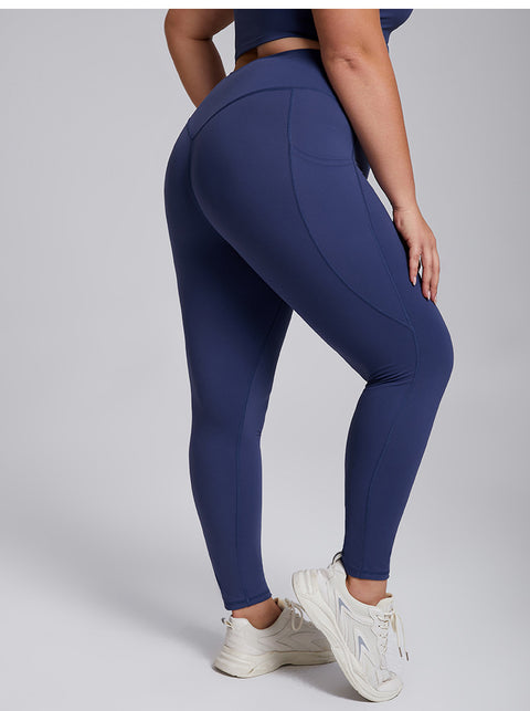 Plus size two-piece Women's high-end sportswear Tight