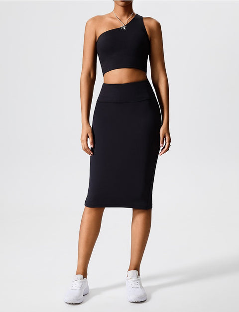 Women's High waist Casual A Line Skirt