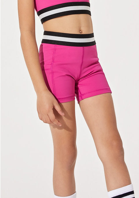 Fighting Girl Kids Collection Running Yoga Sports Short