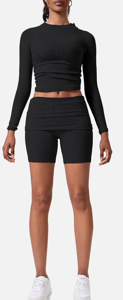 New Women's High Waist Fitness Short