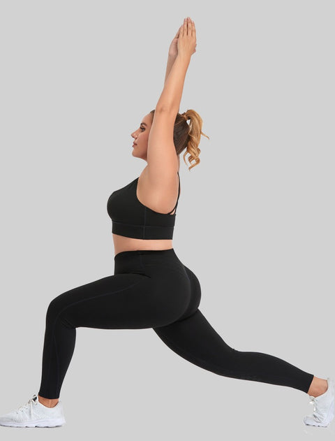 Plus size two-piece Women's High-intensity sportswear Fitness Pants