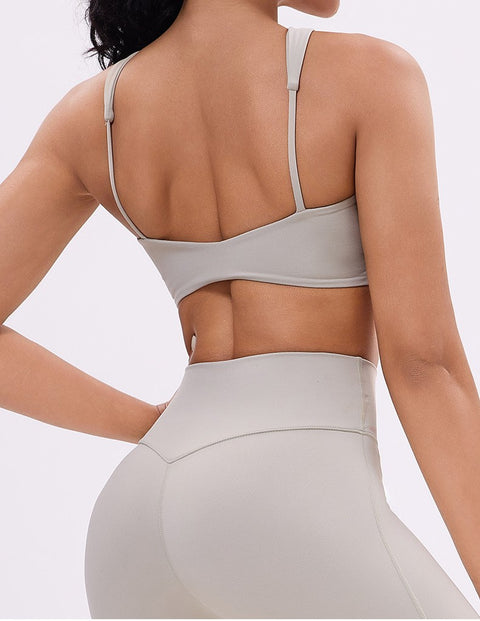 New Women's Double Shoulder Strap Fitness Vest Top