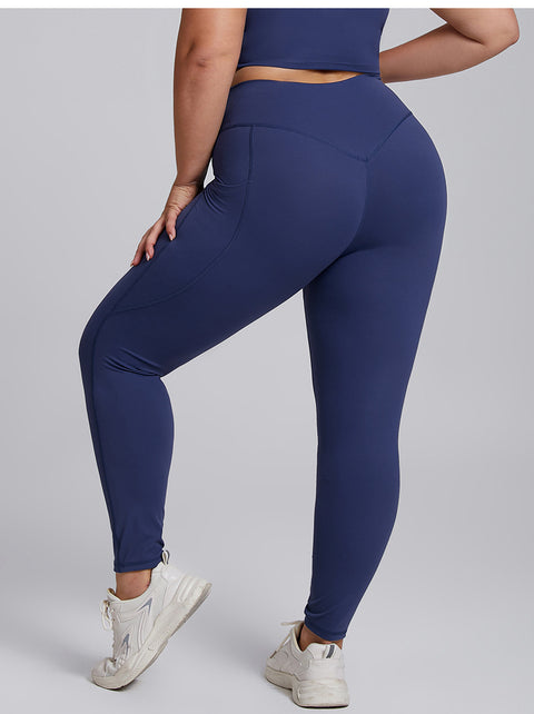 Plus size two-piece Women's high-end sportswear Tight