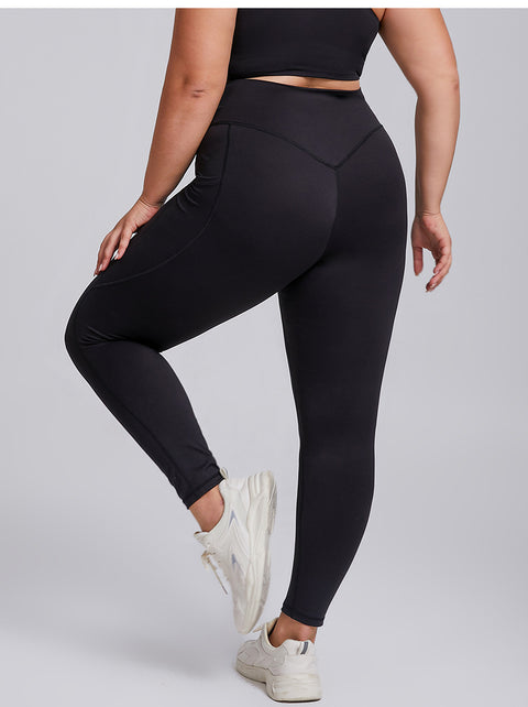 Plus size two-piece Women's high-end sportswear Tight