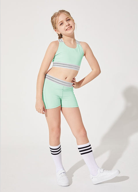 Fighting Girl Kids Collection Running Yoga Sports Short