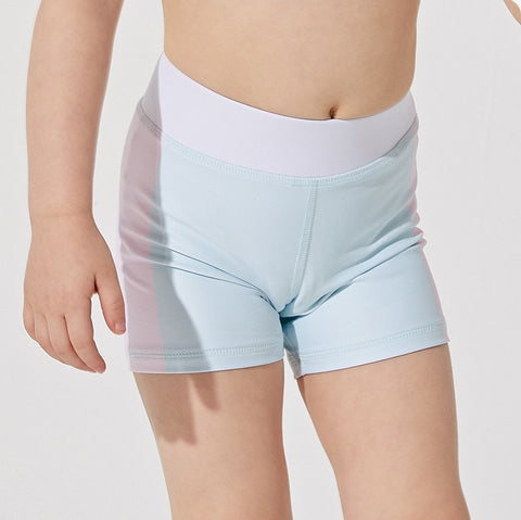 Fighting Girl Kids Collection Yoga Fitness Contrast Sports Shorts