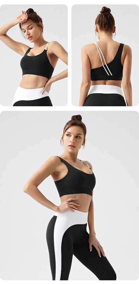 NEW Women's Hip-Lifting Contrast Running Sports Pants