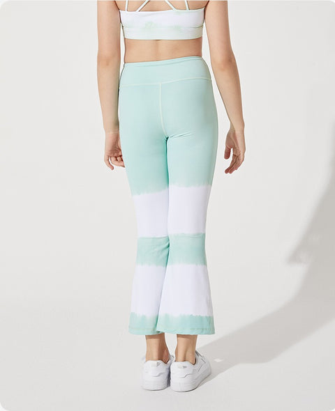 Fighting Girl Kids Collection Tie Dye Wide Leg Fitness Yoga Pants