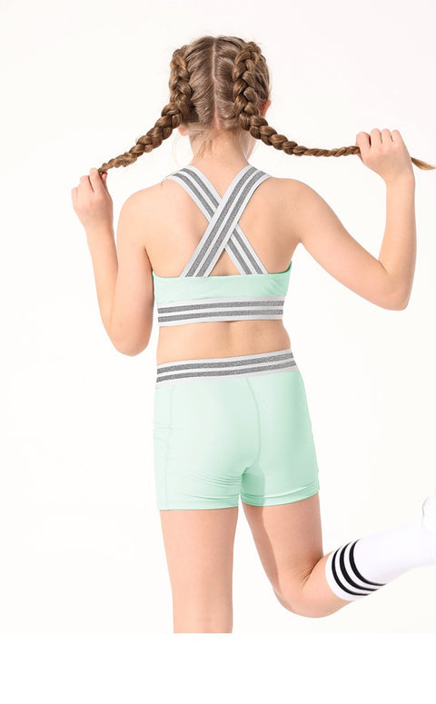 Fighting Girl Kids Collection Running Yoga Sports Short