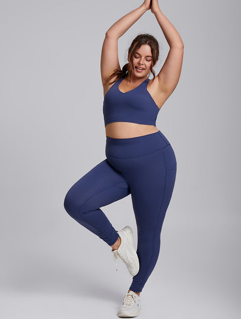 Plus size two-piece Women's high-end sportswear Tight